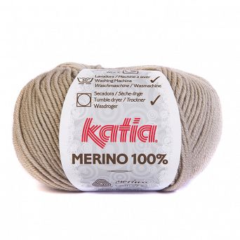 Katia Merino 100% 40 -  zimny beż