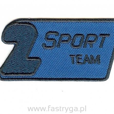 Naszywka na ubrania Sport Team niebieska