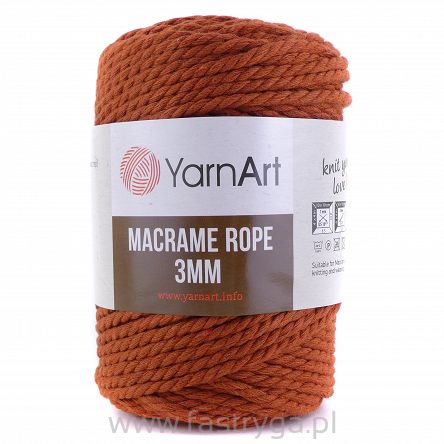 Macrame Rope 3 mm.  785 cegła