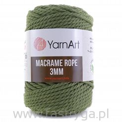 Macrame Rope 3 mm.  787 oliwka