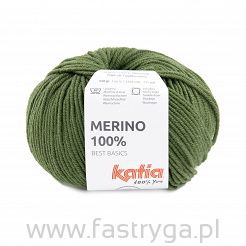 Katia Merino 100% 23 - wóczka zielona