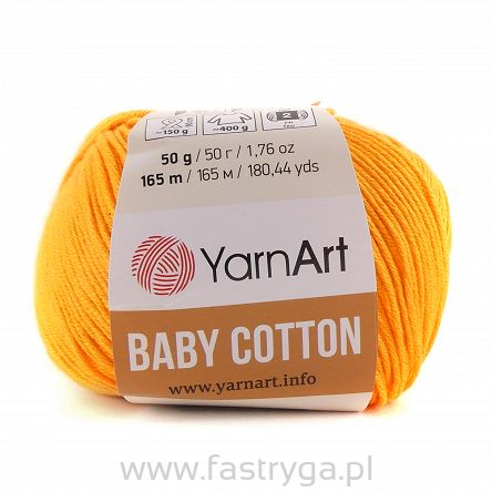 Włóczka Baby Cotton 425 pomarańczowy