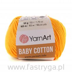 Włóczka Baby Cotton 425 pomarańczowy