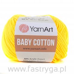 Włóczka Baby Cotton 432 żółty